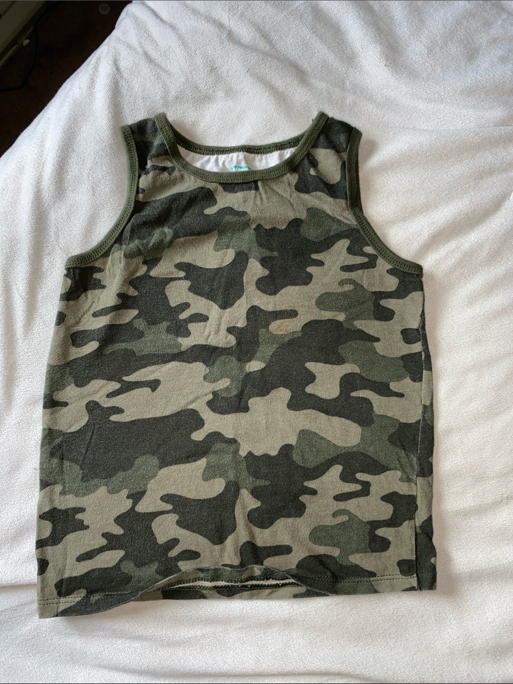 Garanimals Camo Tank Top in Olive and Dark Green